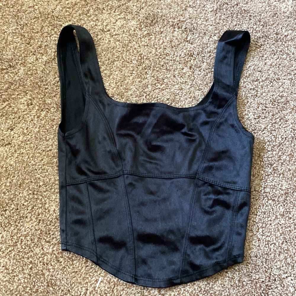 Corset black top